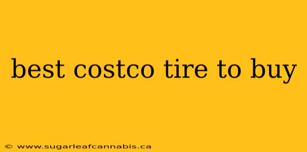 best costco tire to buy