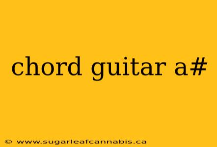 chord guitar a#