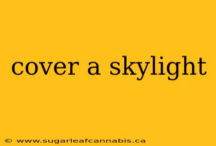cover a skylight
