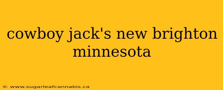 cowboy jack's new brighton minnesota