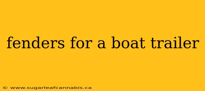 fenders for a boat trailer