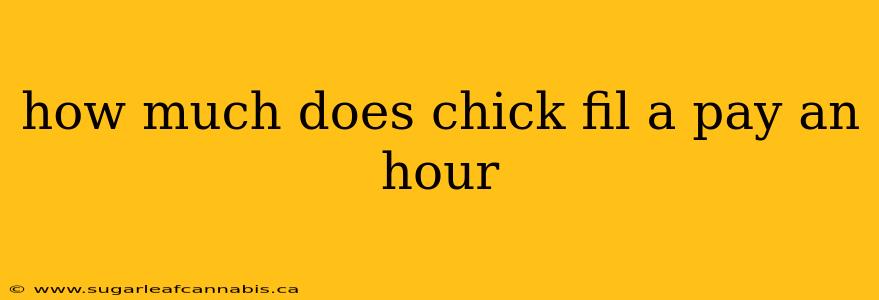 how much does chick fil a pay an hour