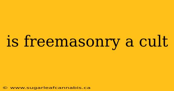 is freemasonry a cult