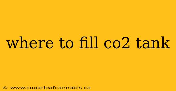 where to fill co2 tank