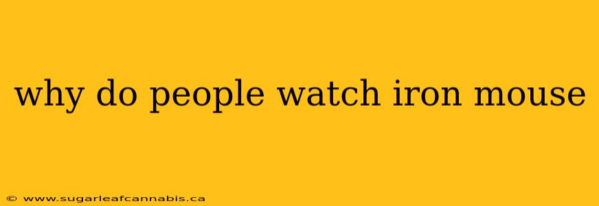 why do people watch iron mouse