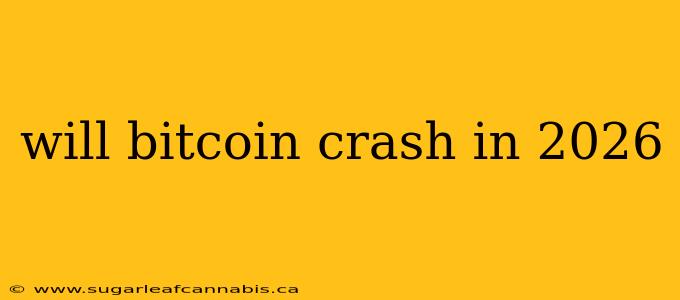 will bitcoin crash in 2026